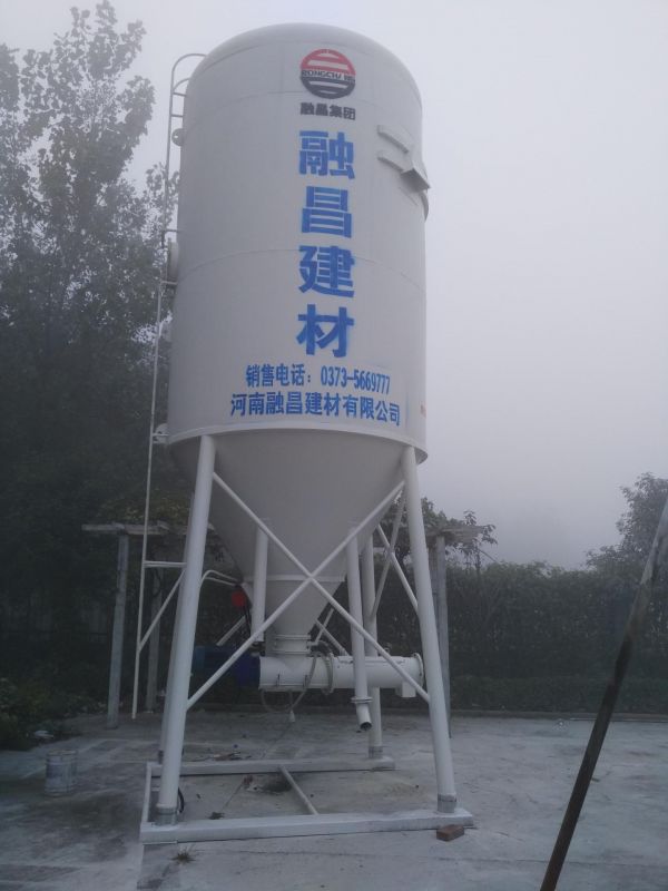 連續(xù)式干混砂漿攪拌機(jī)及儲料罐
